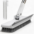 Floor Scrub Brush with 55" Long Handle, 2-in-1 Floor Brush with Built-in by Unknown