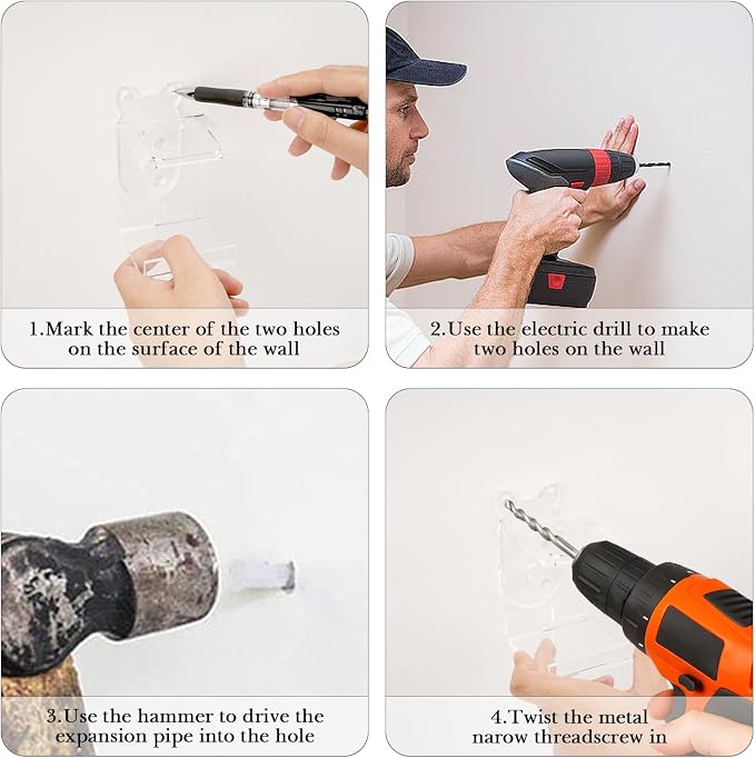 Electric Toothbrush Holder Wall Mounted, Electric Toothbrush Cord Organizer - Image 3