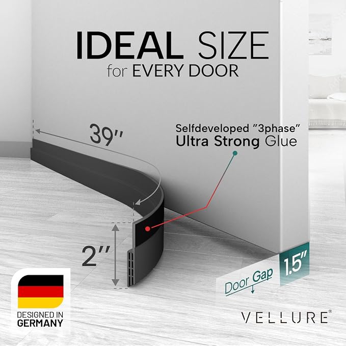 Vellure® Door Draft Stopper for Bottom of Door - Image 2