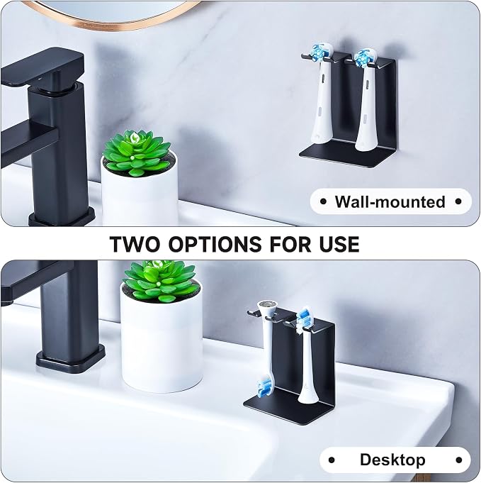 Electric Toothbrush Head Holder, Oukimly Toothbrush Holder Wall Mounted or - Image 5