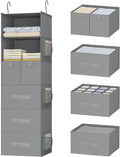 6-Shelf Hanging Closet Organizer by Bosuelife
