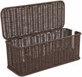 Cable Management Box, Handmade Rattan Cord Organizer by Cantalop