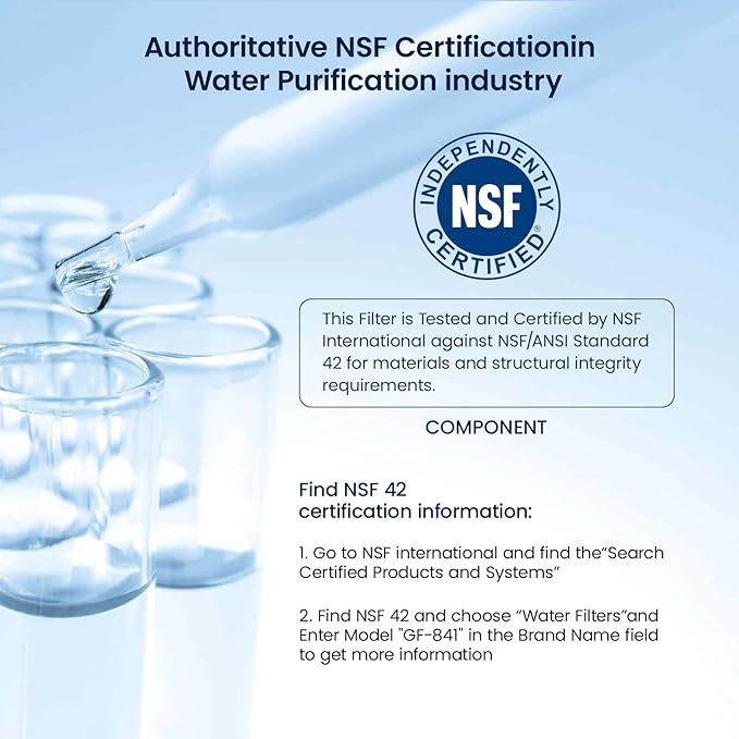 GLACIER FRESH Replacement for DA97-17376B Refrigerator Water Filters, HAF-QIN, HAF-QIN/EXP, DA97-08006C, RF23M8070SG, RF23M8070SR, RF23M8090SG, RF23M8090SR, RF23M8570SR, RF23M8590SG (2 Pack)