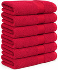 100% Cotton Hand Towels 18x28 Inches, 600 GSM, Soft & Absorbent by AmpleDecor