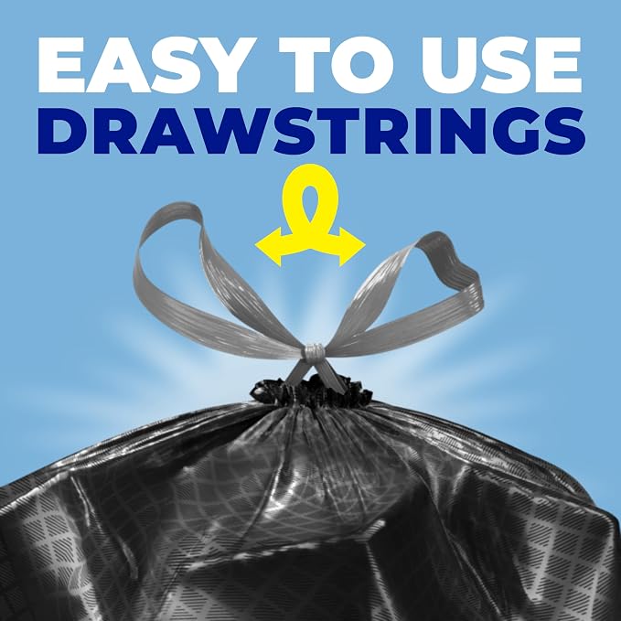 Hefty Ultra Strong Signature Scents 13G Trash Bags, Fresh Clean, 80ct | 13 - Image 6