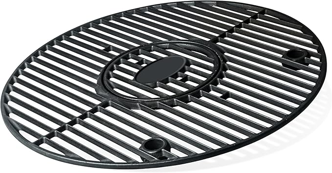 19.5" Cast Iron Round Grill Grate Grid for Pit Boss K24,Akorn Kamado Ceramic Grill,Char-Griller 16620,Louisiana Grills K24,Solid Rod Round Coookin Grate Grill Grids