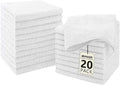Washcloths 20 Pack Face Towels, Highly Soft Wash Cloths | Hand Towels, Fast by Unimade