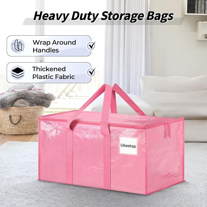 8 Pack Extra Large Clothes Storage Bins - Image 4