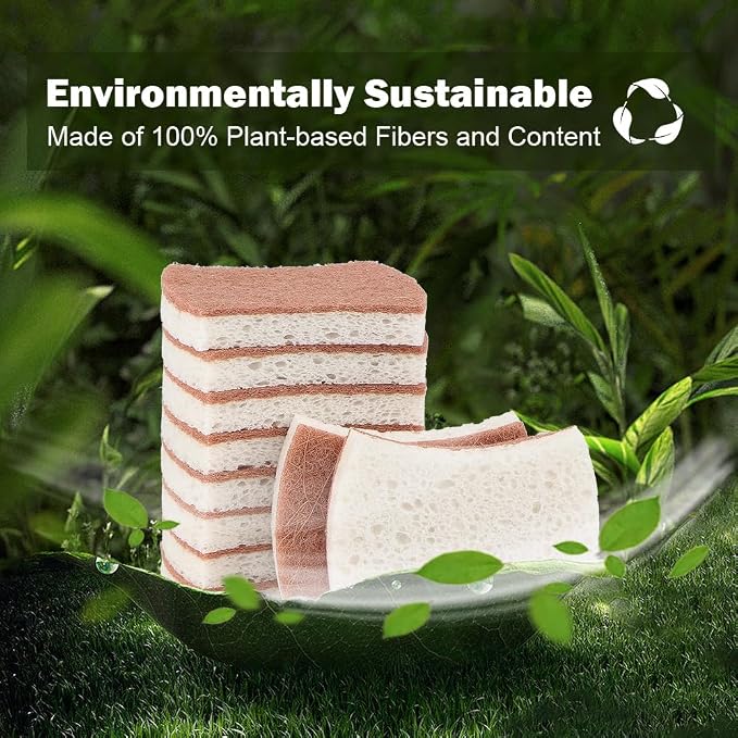 Orighty Non-Scratch Scrub Sponge, Non-Stick Cookware, Washing Dishes, and - Image 3
