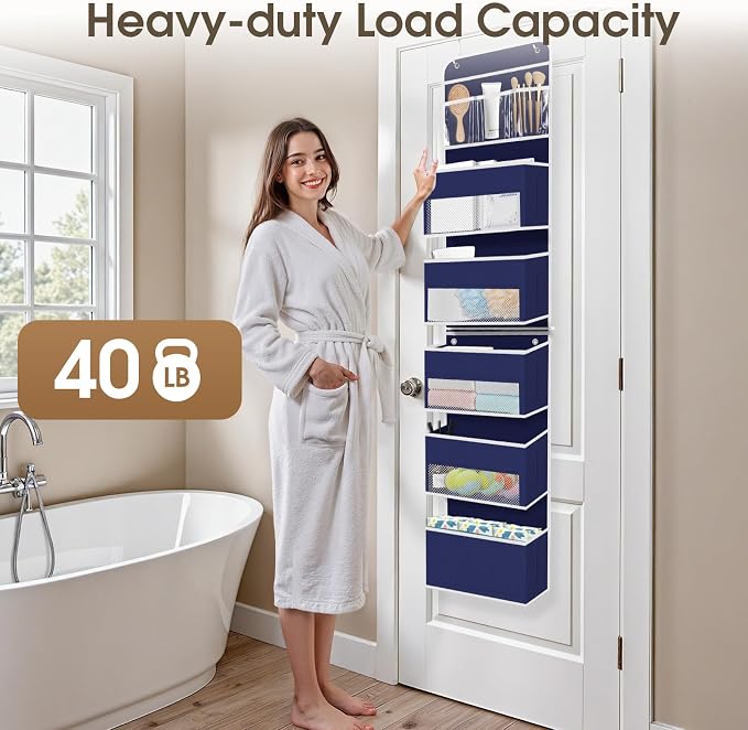 1Pack Over The Door Organizer Large Capacity Hanging Storage Room Organizer - Image 5