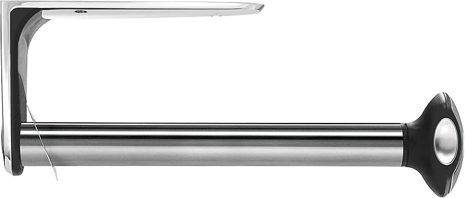 simplehuman Wall Mount Paper Towel Holder, Under-Cabinet or Wall Mounted Rack - Image 3