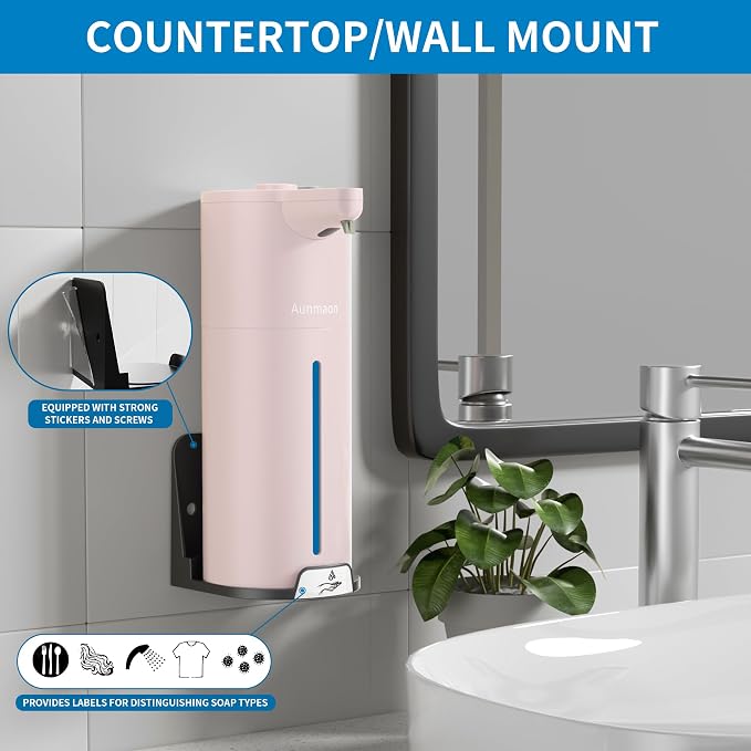 Automatic Soap Dispenser Touchless, Kitchen & Bathroom, Hands-Free, Adjustable - Image 3