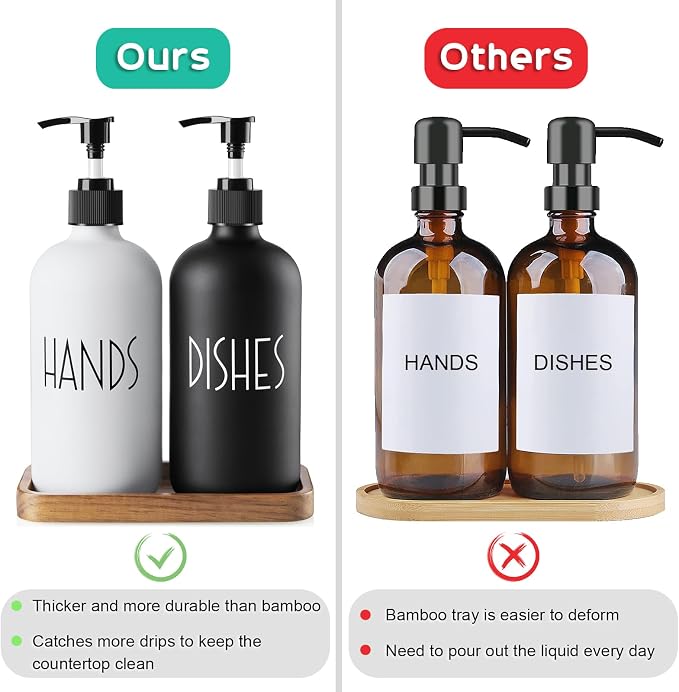 ALELION Glass Dish Soap Dispenser - Image 7