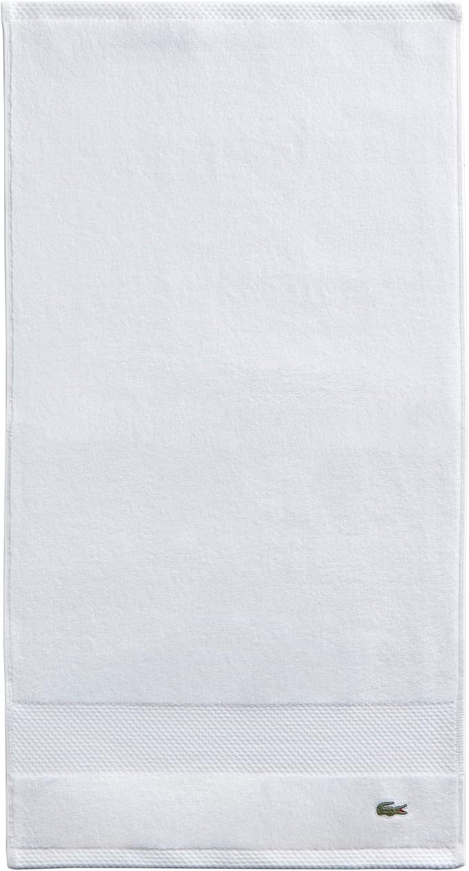 Lacoste Heritage 100% Supima Cotton Hand Towel 16" x 30", Premium Super Soft by Unknown