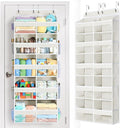 Yecaye Over The Door Organizer, 5 Tier Extra Large Behind Door Storage of 10 by Yecaye