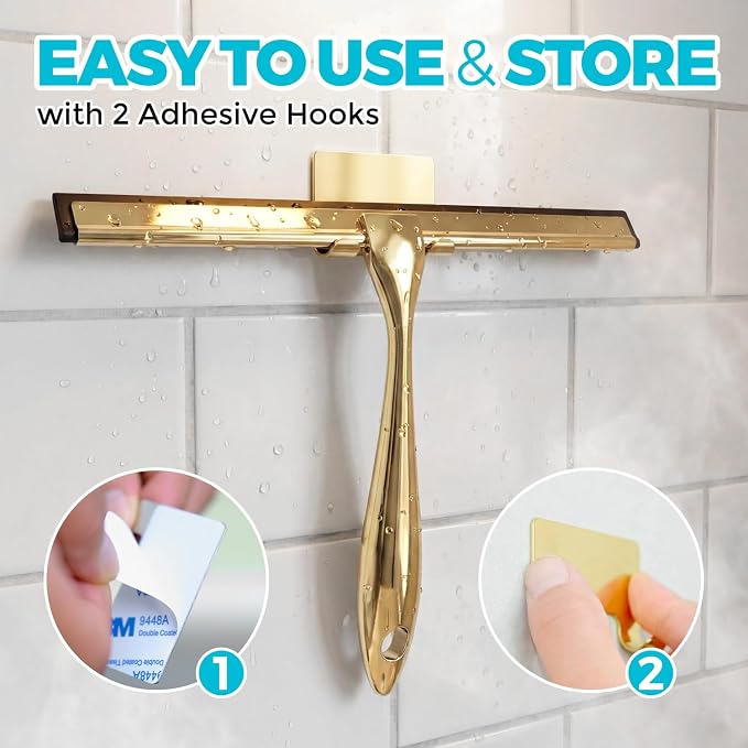 2pcs Shower Squeegee for Glass Doors - Image 6