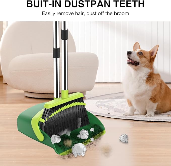 NACENA Broom and Dustpan Set - Image 4