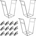 3 PCS Trash Bag Holder Stand, Outdoor Garden Garbage Bag Holder Holds 30-45 by Unknown
