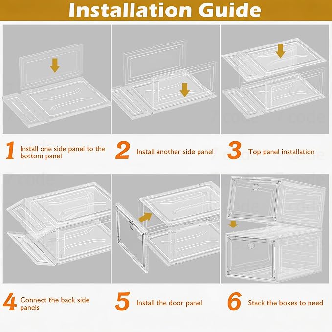 Sturdy Clear Shoe Organizer - Image 8