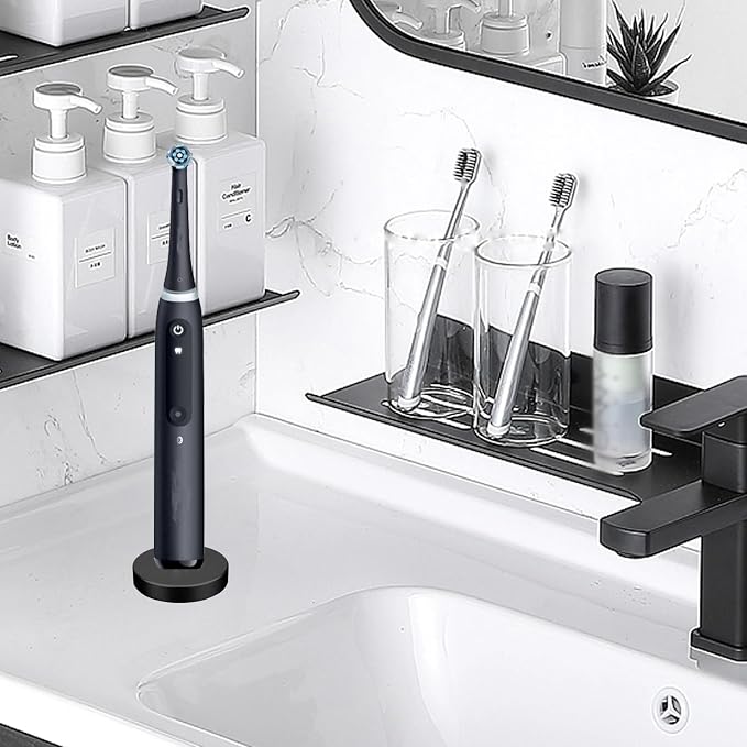 2Pack Black Electric Toothbrush Holder - Image 6