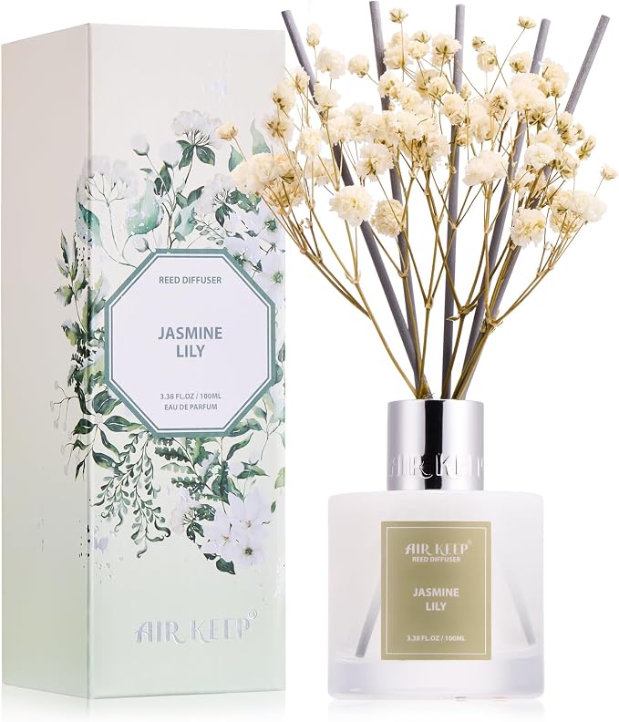 Reed Diffuser Set, 3.38 fl oz by Airkeep