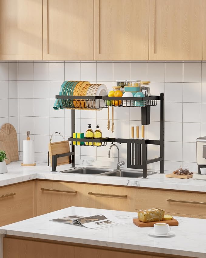 Sakugi Over The Sink Dish Drying Rack - Image 8