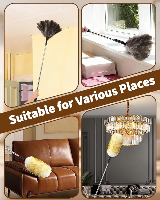 Extendable Ostrich Feather Duster - Image 7