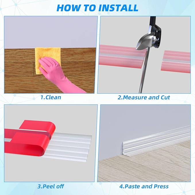 40FT Flexible Wall Corner Protector Moulding Trim, Peel and Stick Inside & Outside Wall Corner Guards Edge Protector,Self Adhesive Molding Trim Strip for Edge Ceiling