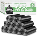 45-50 Gallon Trash Bags Unscented, Plastic Can Liners, Fit 168 by TFORING%C2%AE