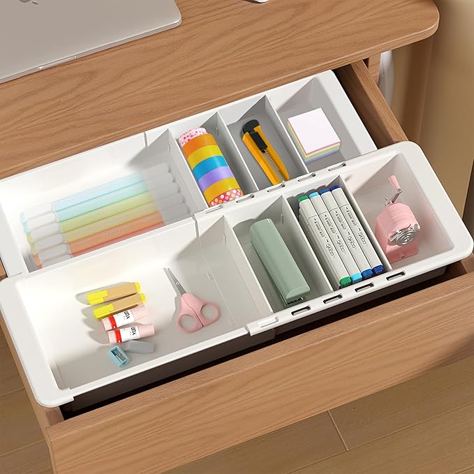 YOOUSOO Expandable Drawer Organizer, Drawer Dividers Organizers and Storage by YOOUSOO
