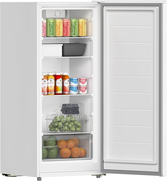 KoolMore 7 cu. ft. Convertible Garage Ready Upright Freezer/Refrigerator in White (KM-RUF-7S)