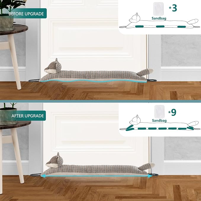 Under Door Draft Stopper Decorative Wind Stopper 48 inch - Image 4