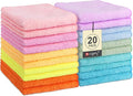 Orighty Wash Cloths, Face Towels 12x12 Inch 20 Pack by AllRightinOrighty