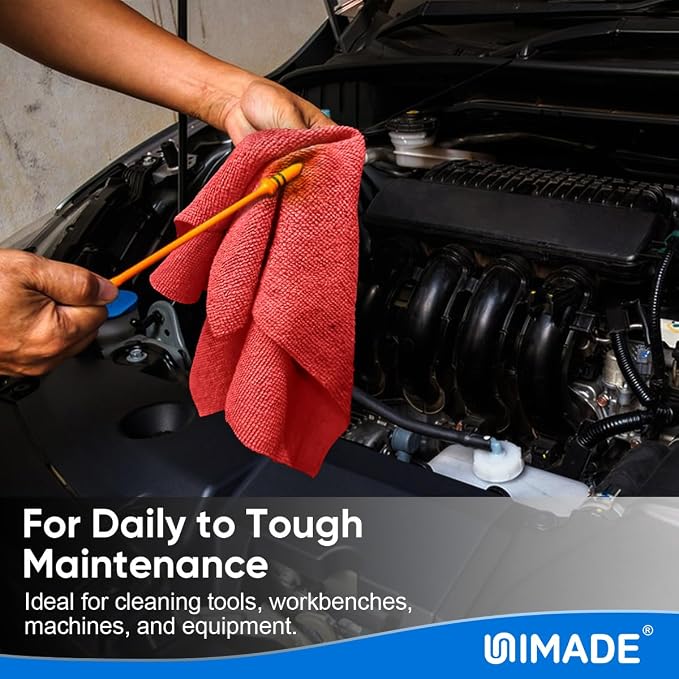 UNIMADE Microfiber Cleaning Cloth, 20 Pack Reusable Microfiber Towels - Image 4