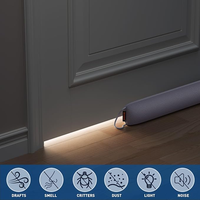 MAGZO Under Door Draft Stopper 30 Inches, Sound Proofing - Image 5