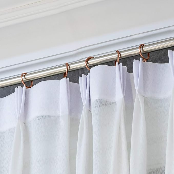 Hotop 30 Pcs Metal Curtain Rings - Image 5