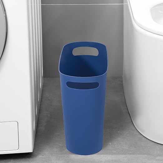 rejomiik Small Bathroom Trash Can, 3.5 Gallon Slim Garbage Can, Office and - Image 3