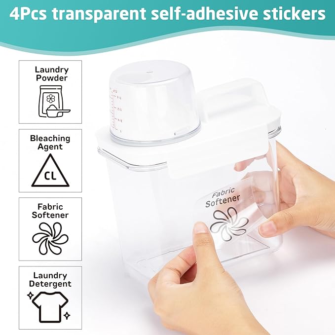 Provoue Laundry Detergent Dispenser-2 Pack, 37 oz Detergent Dispenser - Image 2