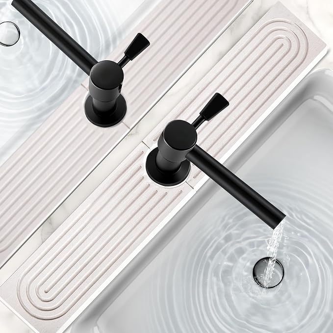 16 Inch Stone Faucet Mat for Kitchen Sink, Kitchen Water Splash Guard, by Unknown