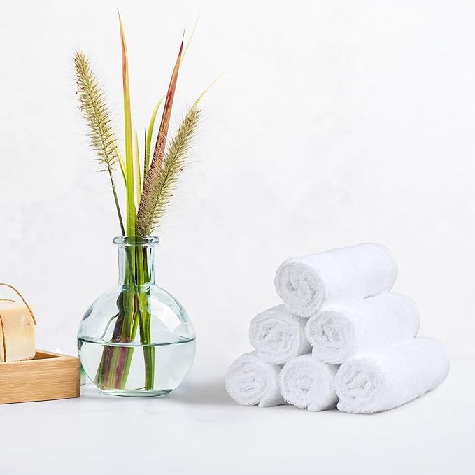 Amazon Basics Highly Absorbent, Soft & Durable 100% Cotton Washcloths - Image 7