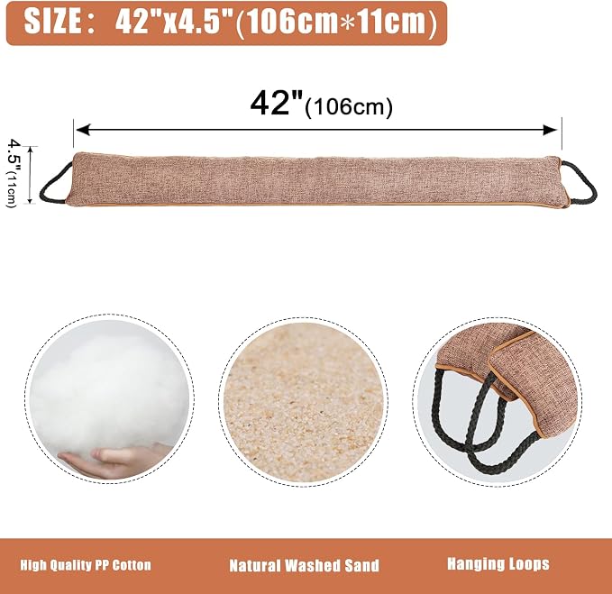 Under Door Draft Stopper 42 inch Wind Stopper - Image 2