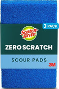 Scotch-Brite Zero Scratch Scouring Pad, 3 Pack by Unknown