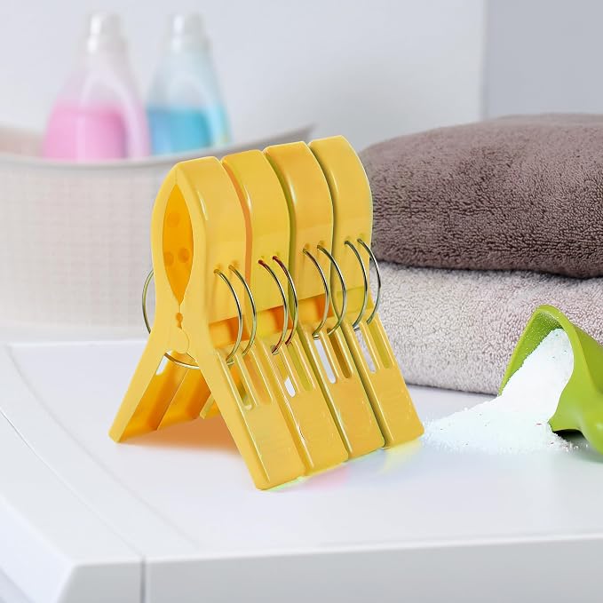 JABINCO Beach Towel Clips 8 Pack Large Chair Clips - Image 4