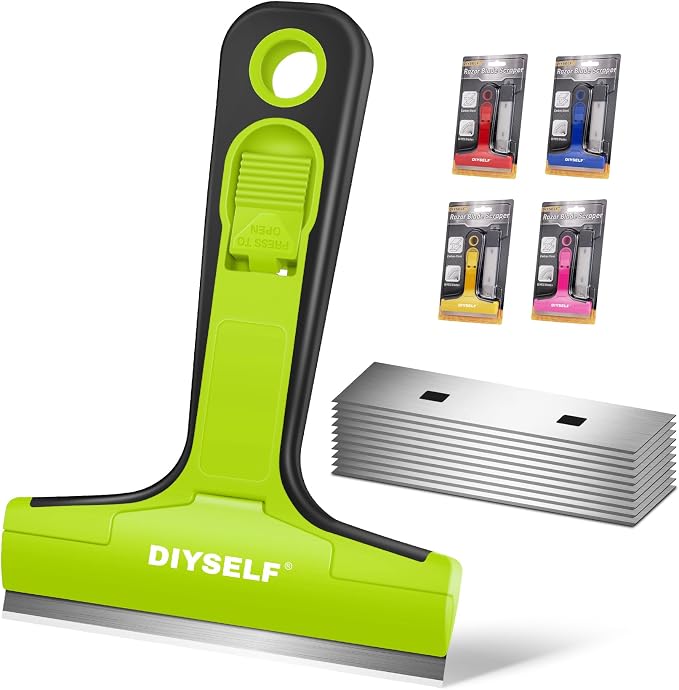 DIYSELF Razor Blade Scraper, 4 Inch Razor Blade Tool by DIYSELF