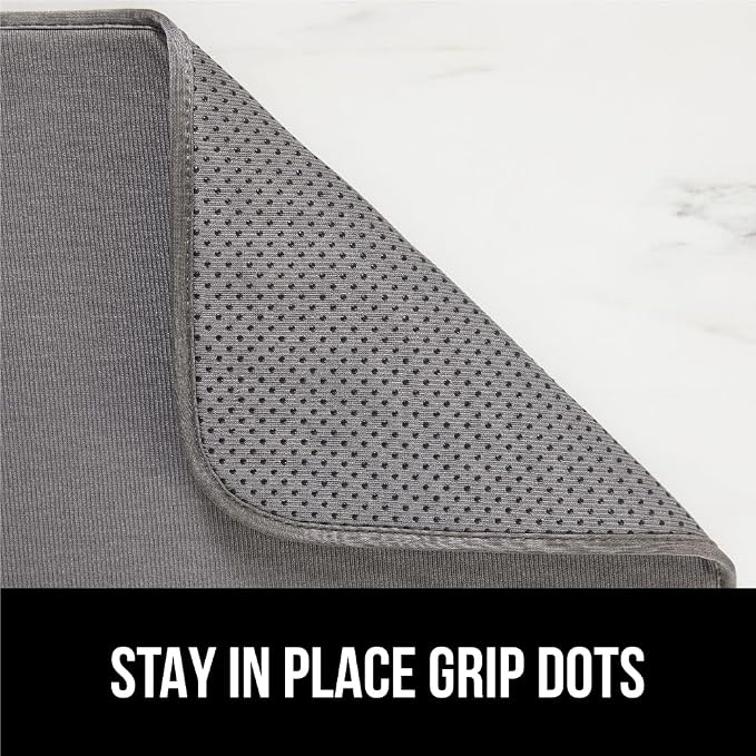 GORILLA GRIP Ultra Water Absorbent Microfiber Dish Drying Mat, 18x24 2 PK - Image 4