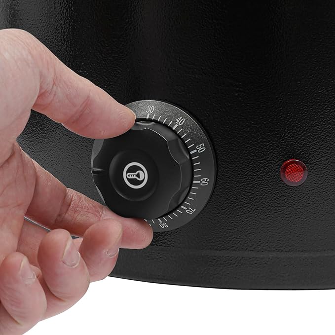 13QT Electric Soup Warmer, 400W Commercial Food/Soup Kettle Warmer for Restaurants and Party, Home, Catering (Black)