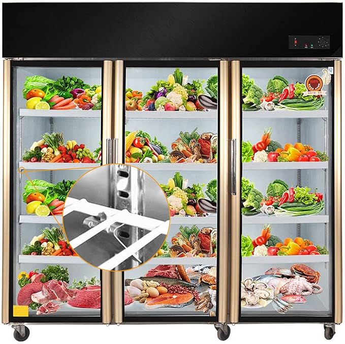 32 Pieces 920158 Freezer Shelf Clip,Stainless Steel Shelf Clip for Refrigerator,Freezer Cooler Shelf Support,Replacement Shelf Square Buckles Clips