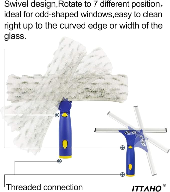 Window Washing Kit with Extension Pole, Window Cleaner - Image 2