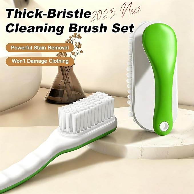 2Pack Shoe Cleaning Brush Household Laundry Clothes Scrubbing - Image 3