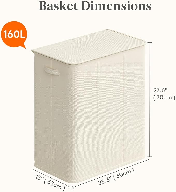 Lifewit Triple Laundry Hamper - Image 5
